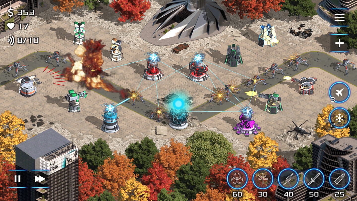 Gameplay screenshot from Rush Defense