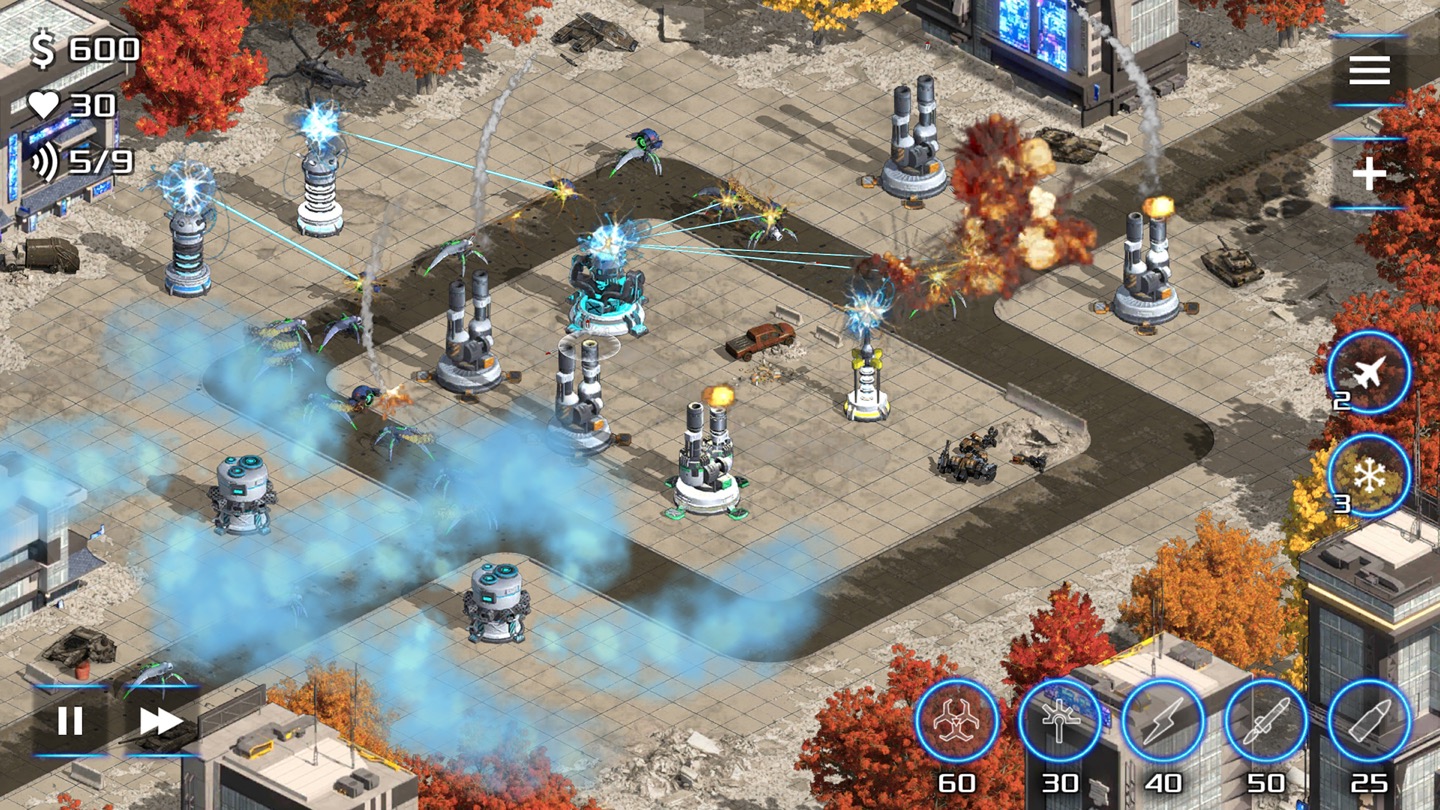 Gameplay screenshot from Rush Defense